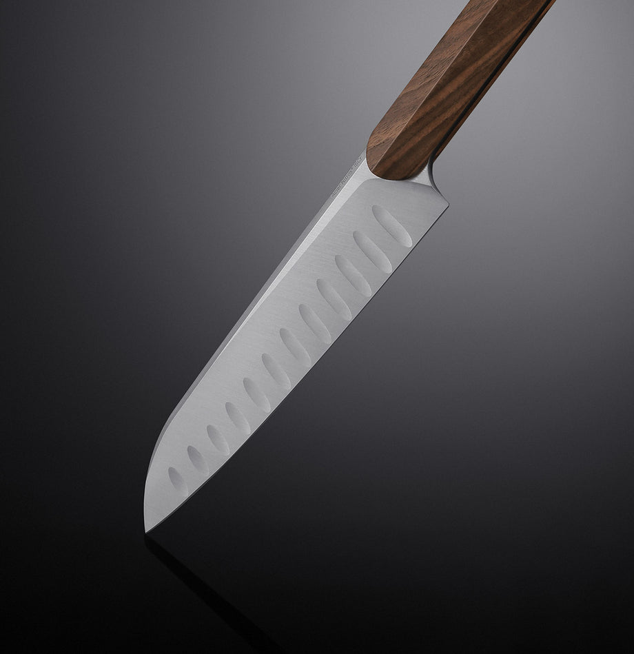 Fransa Yapımı HN702 Santoku Bıçağı - Dayanıklı Paslanmaz Çelik ve Şık Ergonomik Tasarım