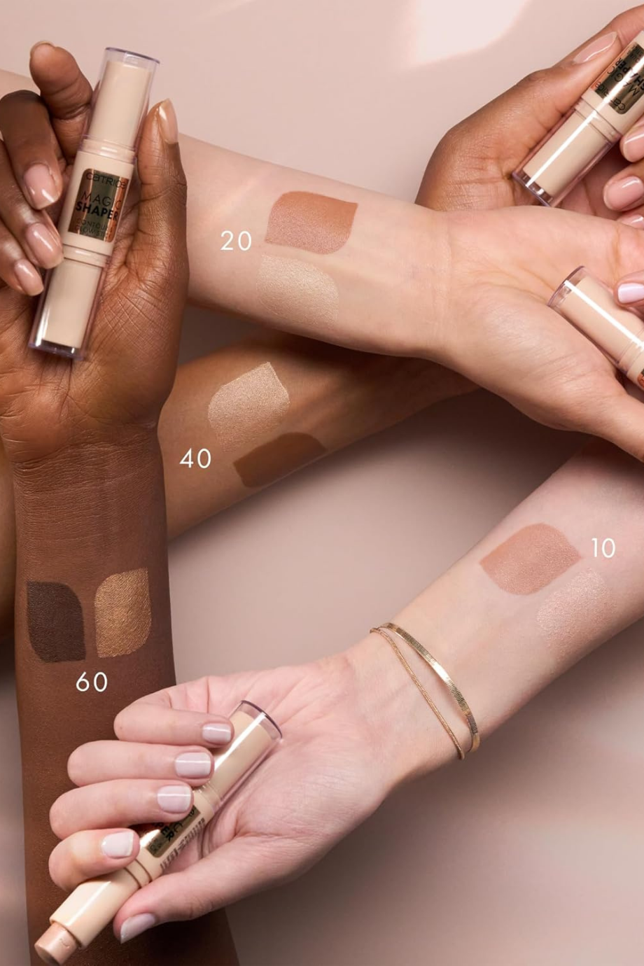 Magic Shaper Contour-Glow Stick Mat Kontur ve Parıltılı Vurgulayıcı, Vegan, 9 g