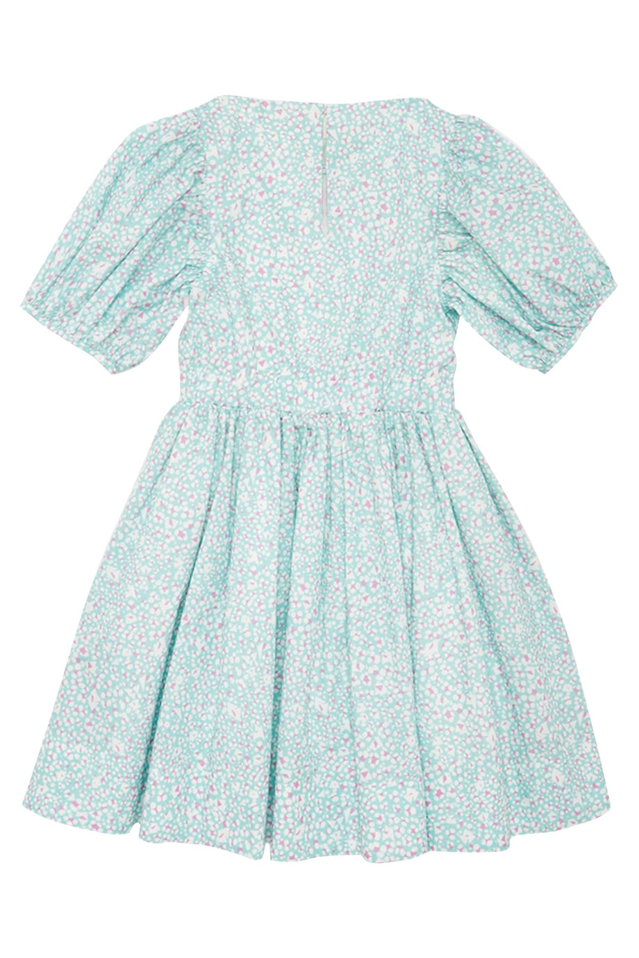 Çocuk Balon Kollu Elbise - Pastel