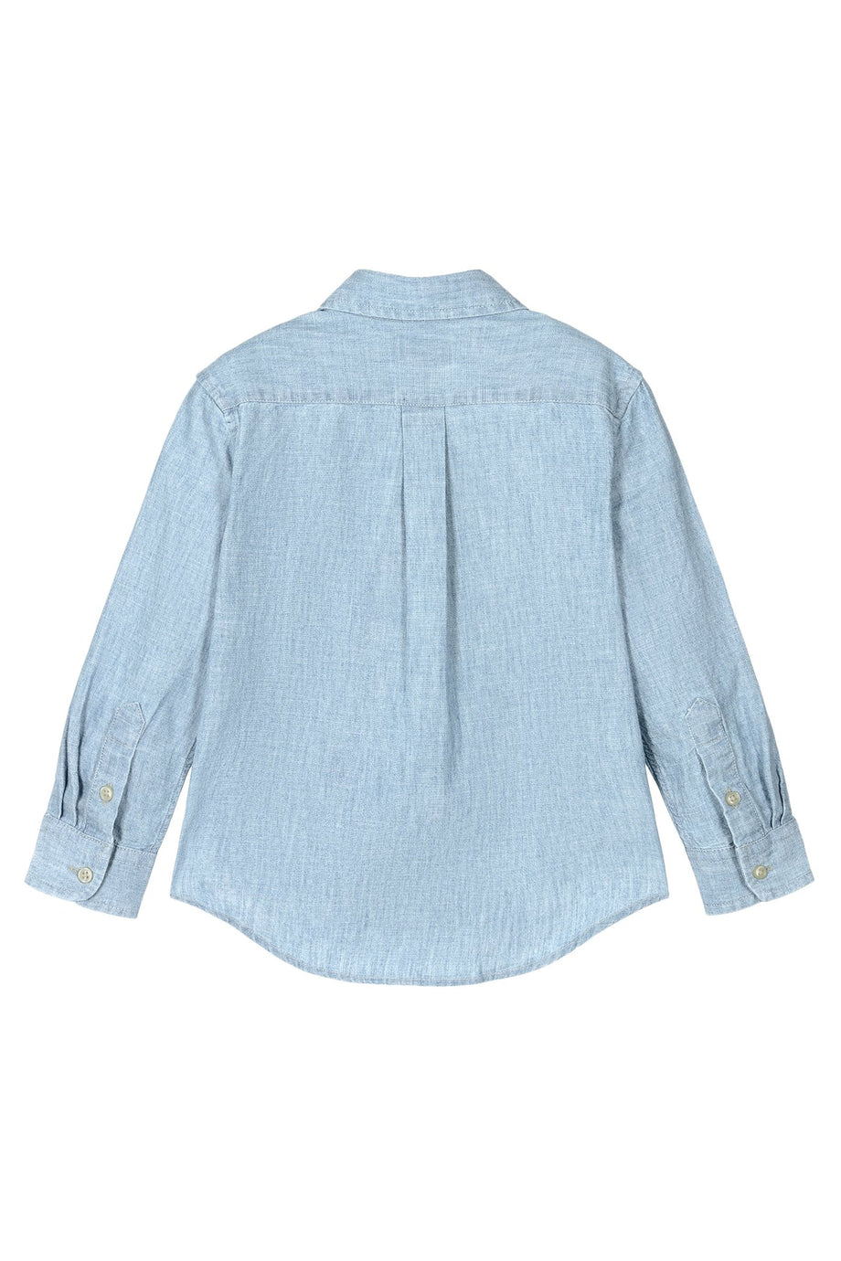 Çocuklar İçin Pamuklu Chambray Gömlek