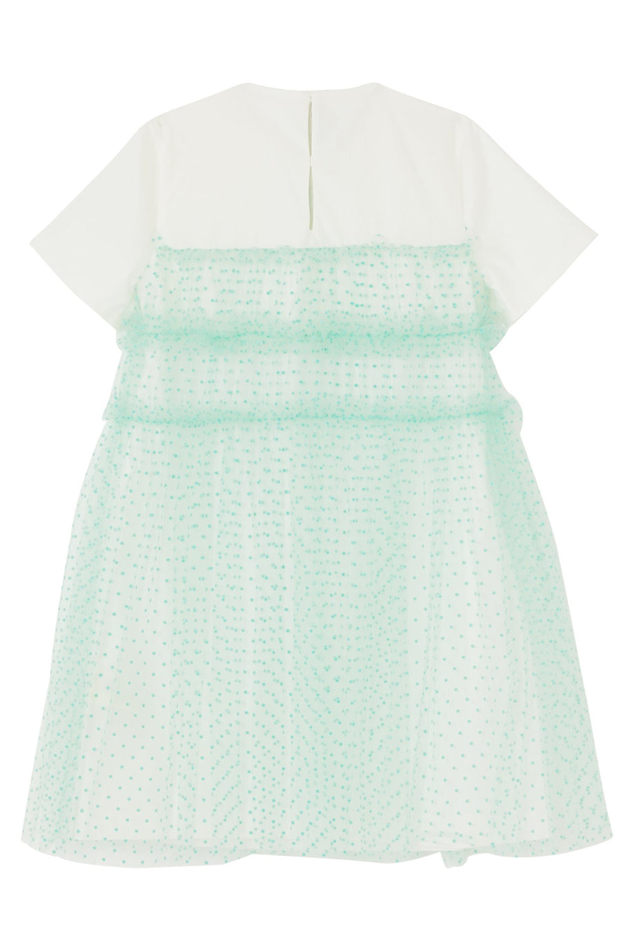 Çocuk Tül Detaylı Jersey Elbise
