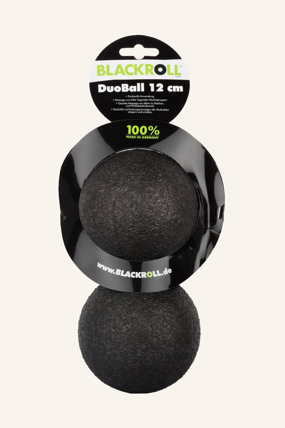 DUOBALL 12 cm Fasya Masaj Topu, Sırt ve Kaslar İçin Derinlemesine Masaj