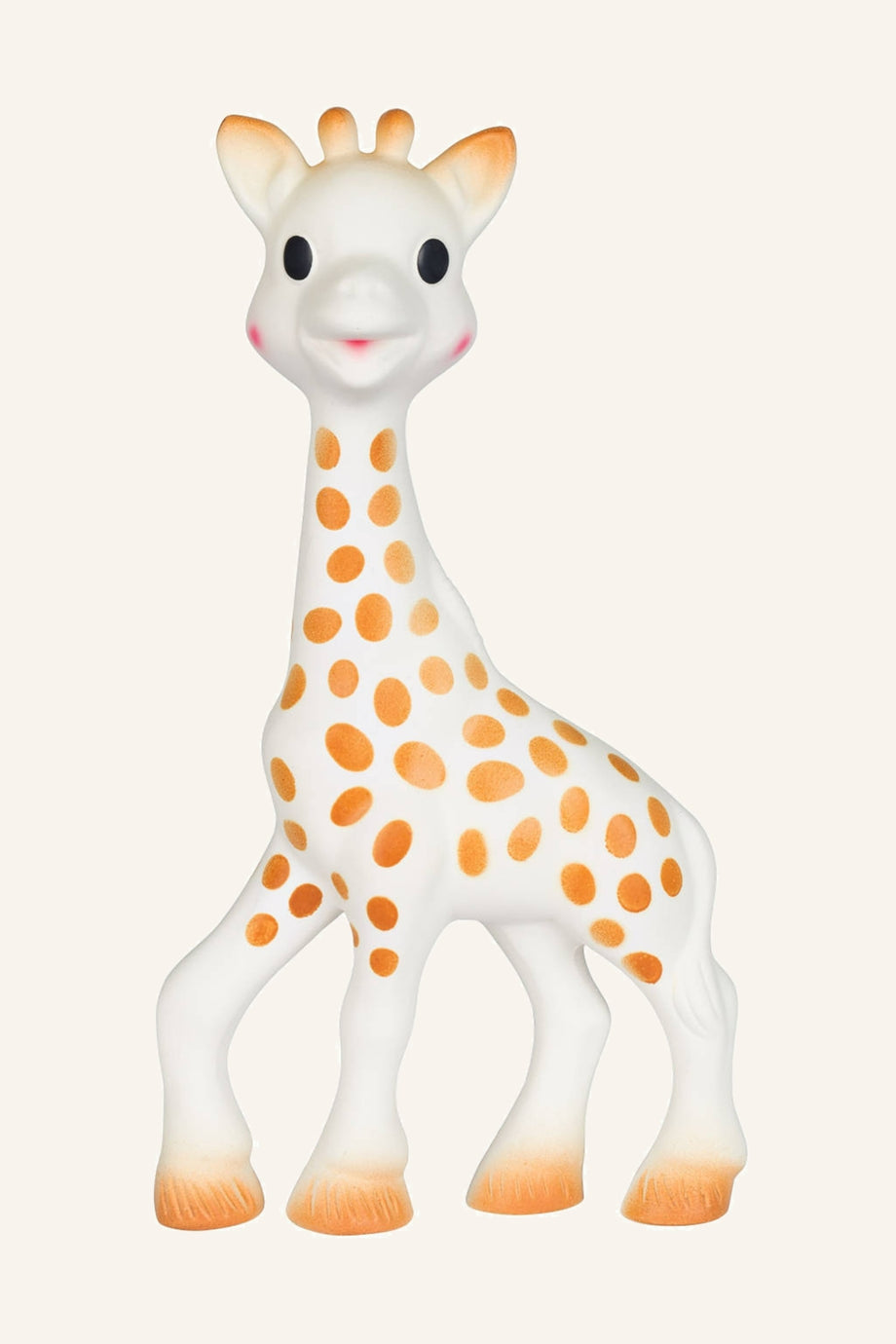 Zürafa Oyuncak, 18 cm Doğal Kauçuk, Yumuşak Dokulu, Motor ve Duyusal Gelişim İçin