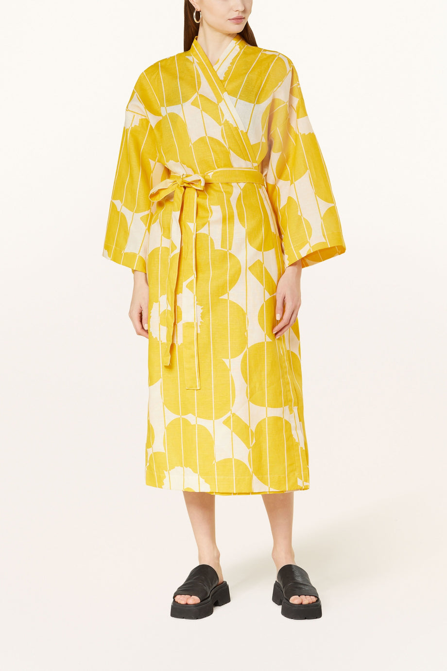 VESI UNIKKO Unisex Bornoz Pamuk Keten 129 cm