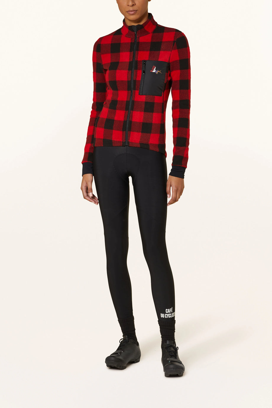 Radtrikot SOLANGE, Soğuk Havalara Özel Kadın Fleece Forma