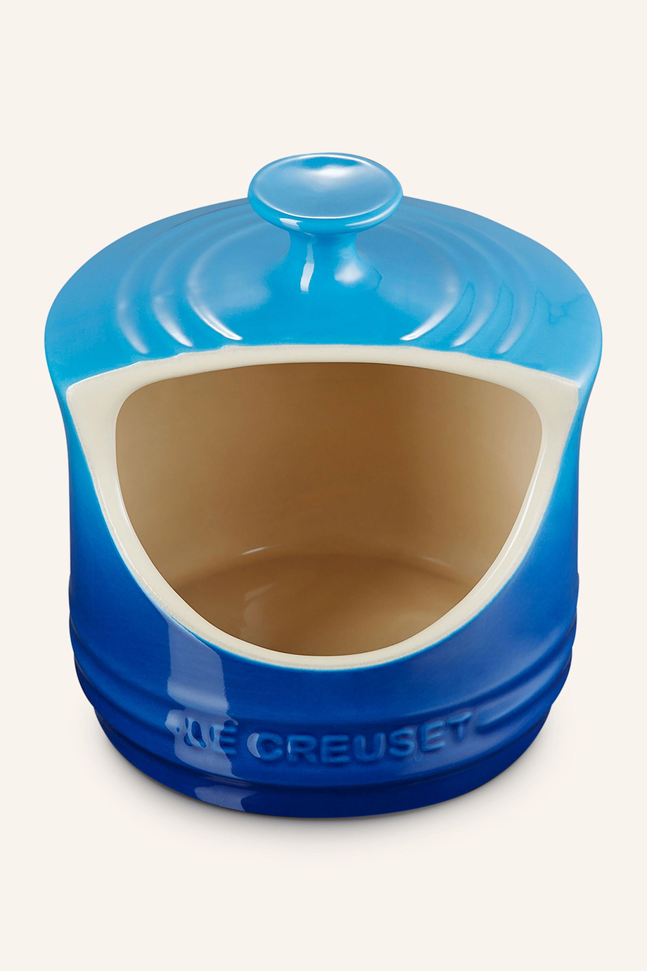 300 ml Seramik Tuzluk, Üstten Kulplu, Dayanıklı ve Kolay Temizlenir