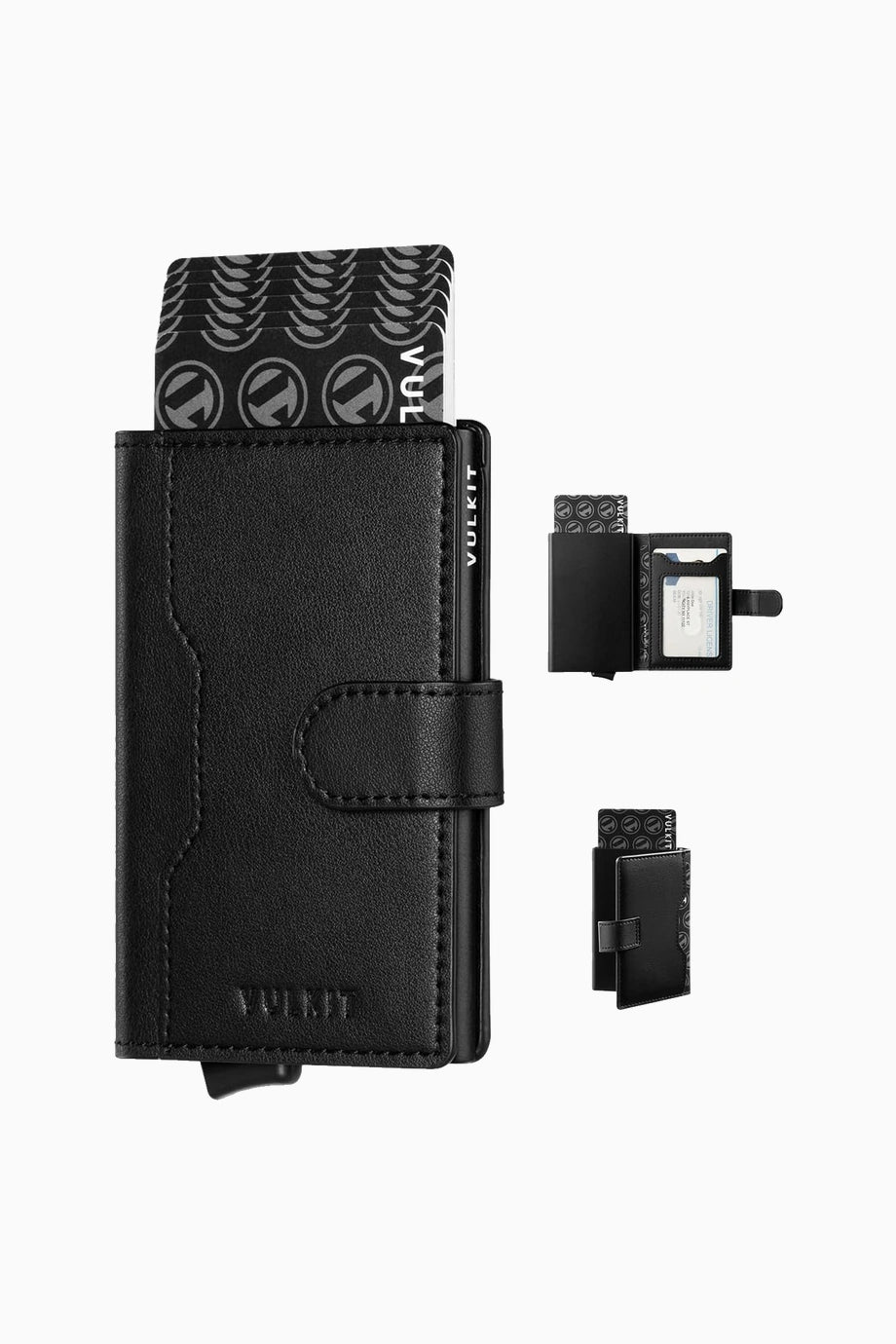 RFID Alüminyum Deri Pop-Up Unisex Kartlık Cüzdan