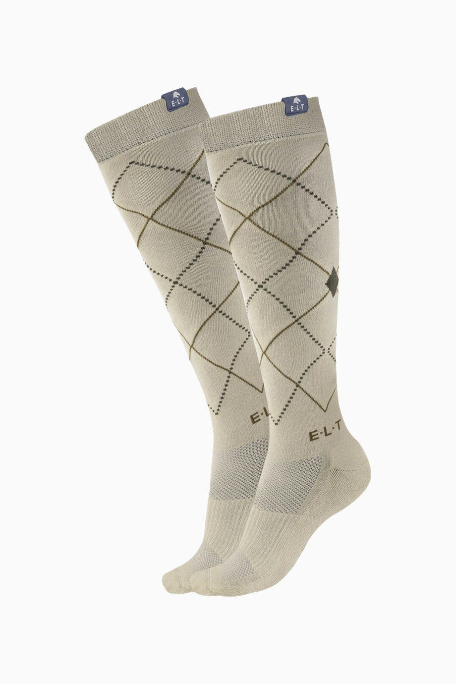 Argyle Nefes Alabilir Unisex Binicilik Çorabı