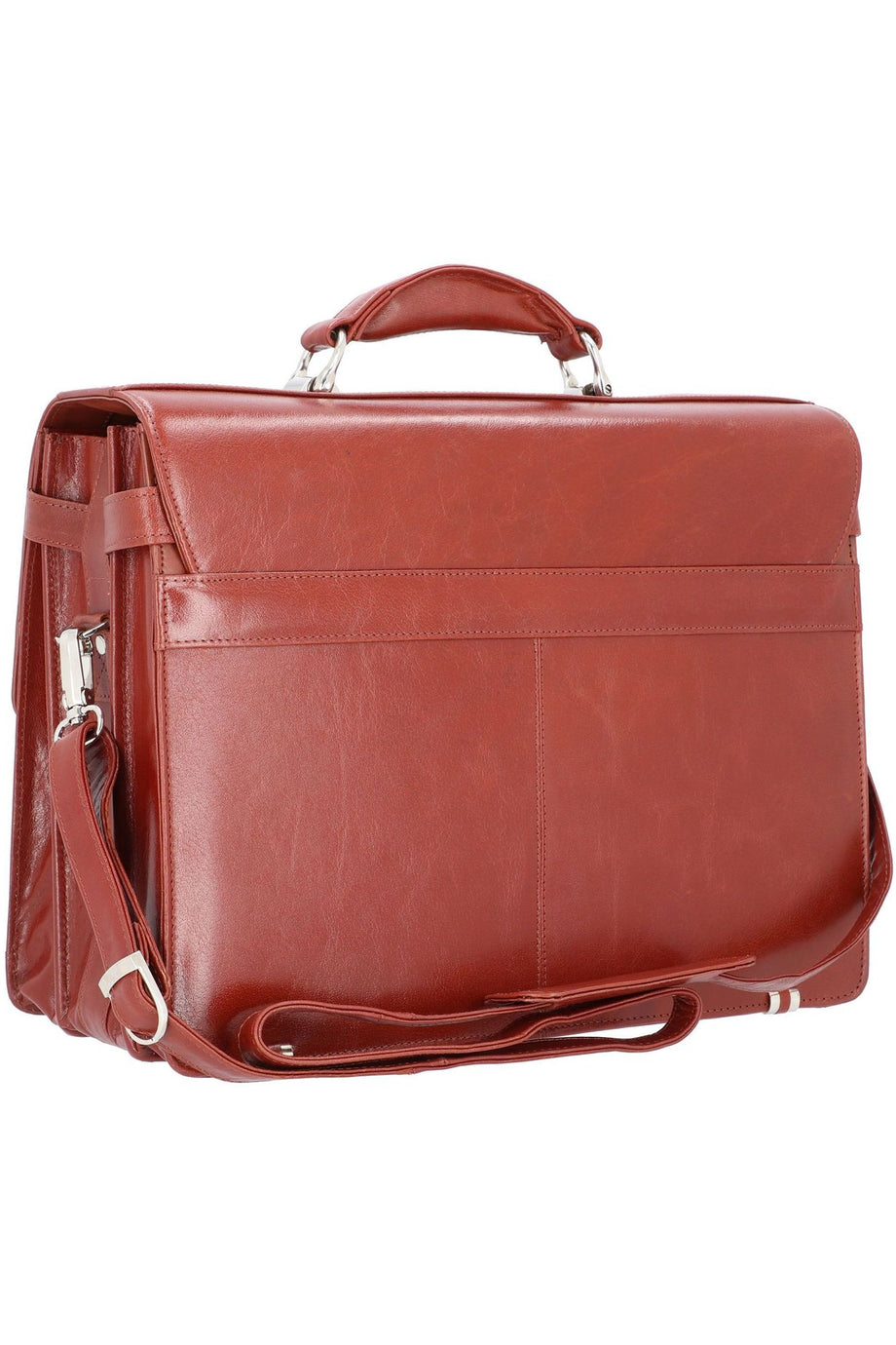 Mocca Deri Aktentaş 38 cm Laptop Bölmeli Kahverengi 1,54 kg