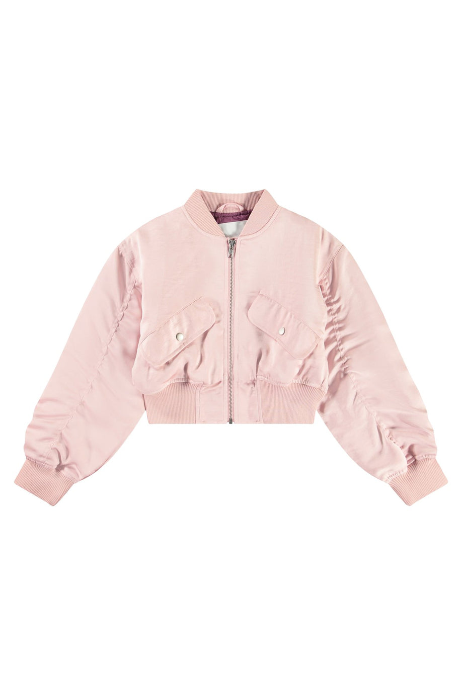 Çocuk Hannie Kısa Bomber Ceket - Charlotte Pembe