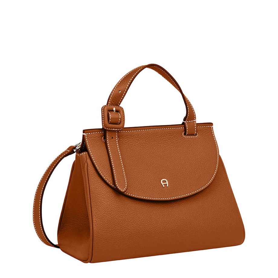 Miranda El Çantası S Kahverengi, Deri, Manyetik Kapamalı, Ayarlanabilir Askılı