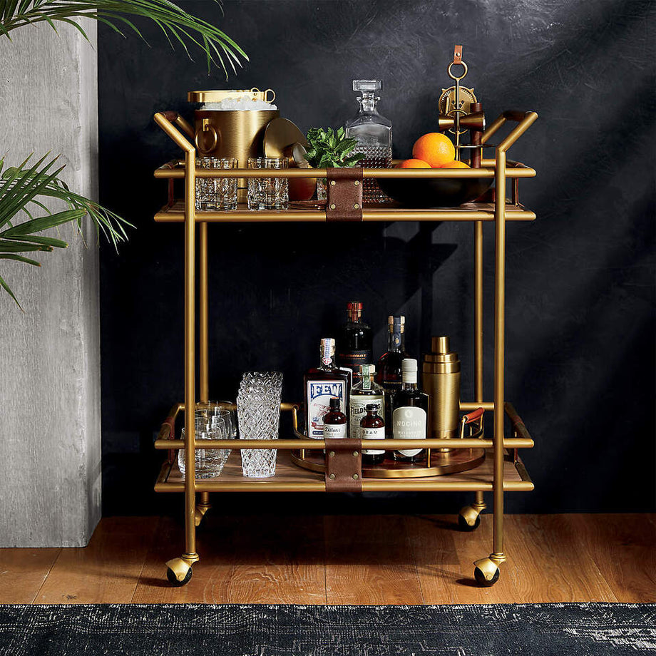 Fae 2 Katlı Bar Arabası, Şık ve Fonksiyonel Depolama Çözümü