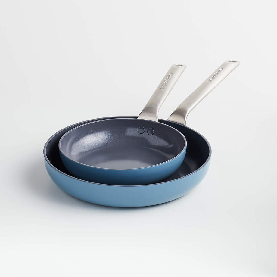 EvenCook Seramik Denim Seramik Yapışmaz Kızartma Tavaları, 2'li Set