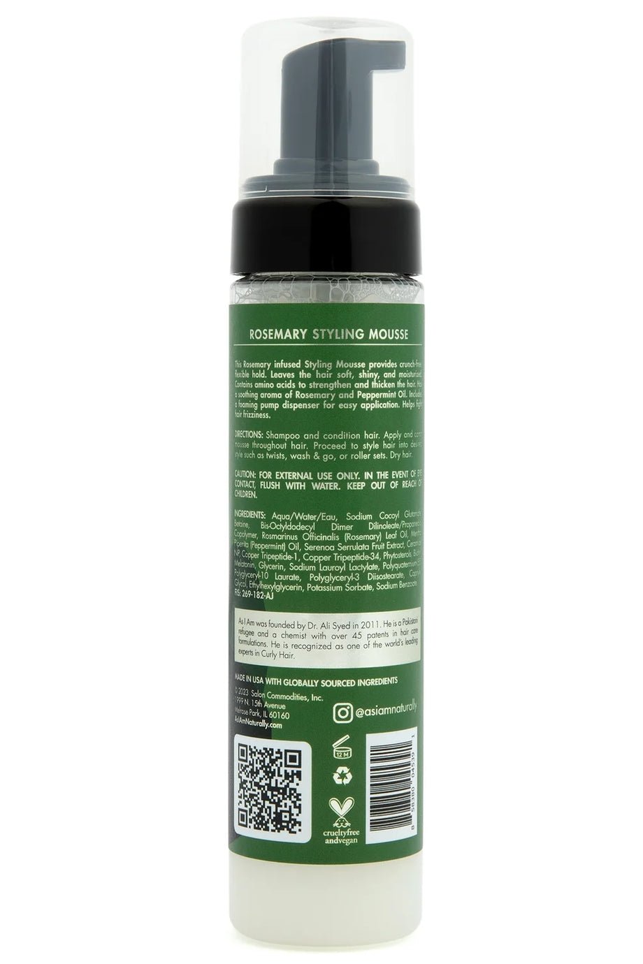 Biberiye Yağı Şekillendirici Köpük 237ml