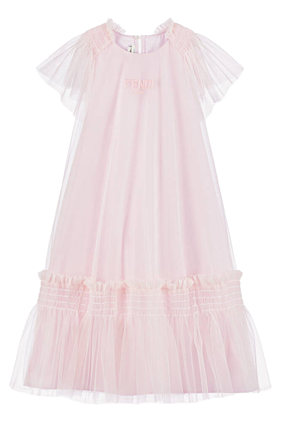 Çocuk Tül Abiye Elbise - Fendi