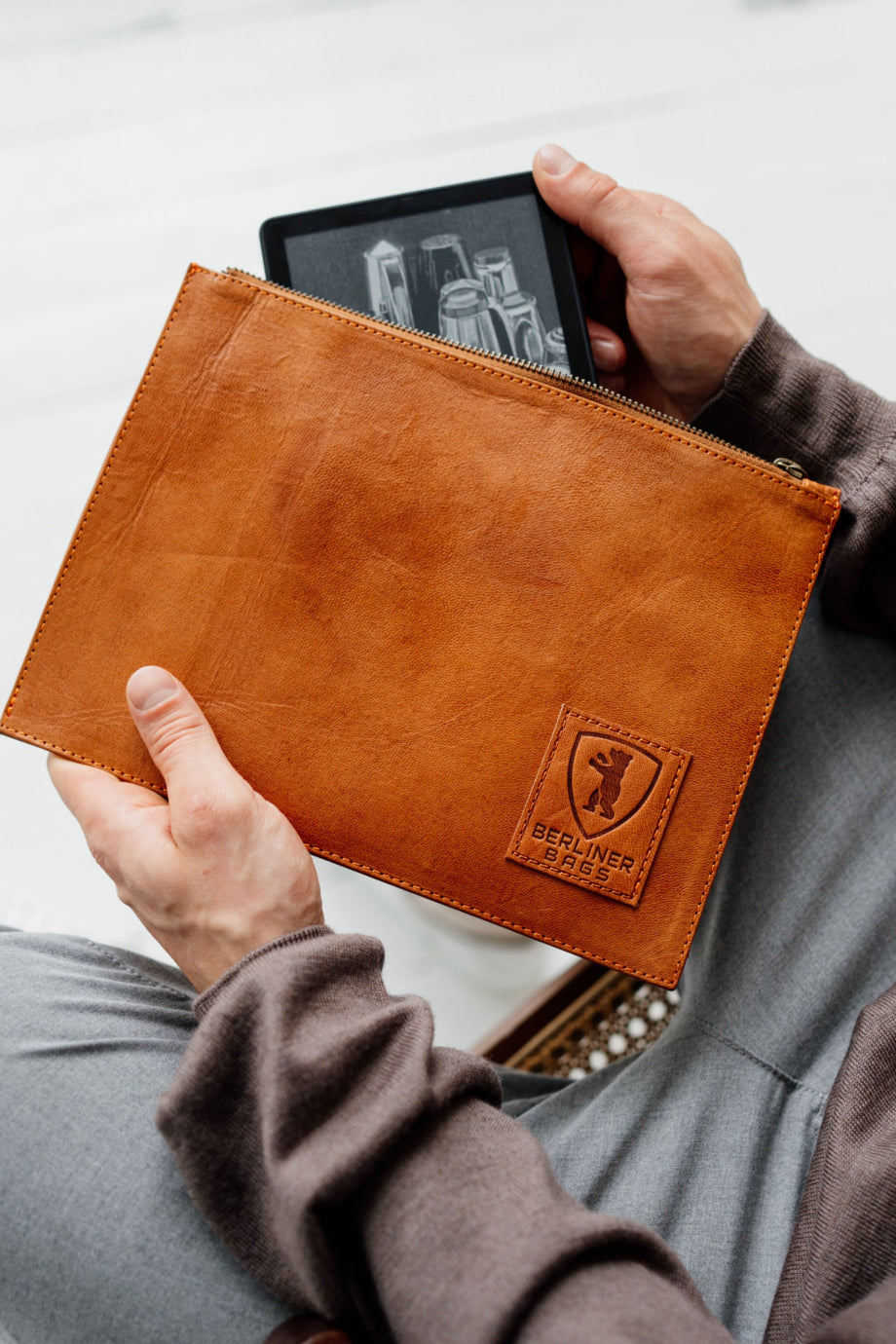 Dirk Vintage Hakiki Deri Unisex Evrak ve Pasaport Dosyası