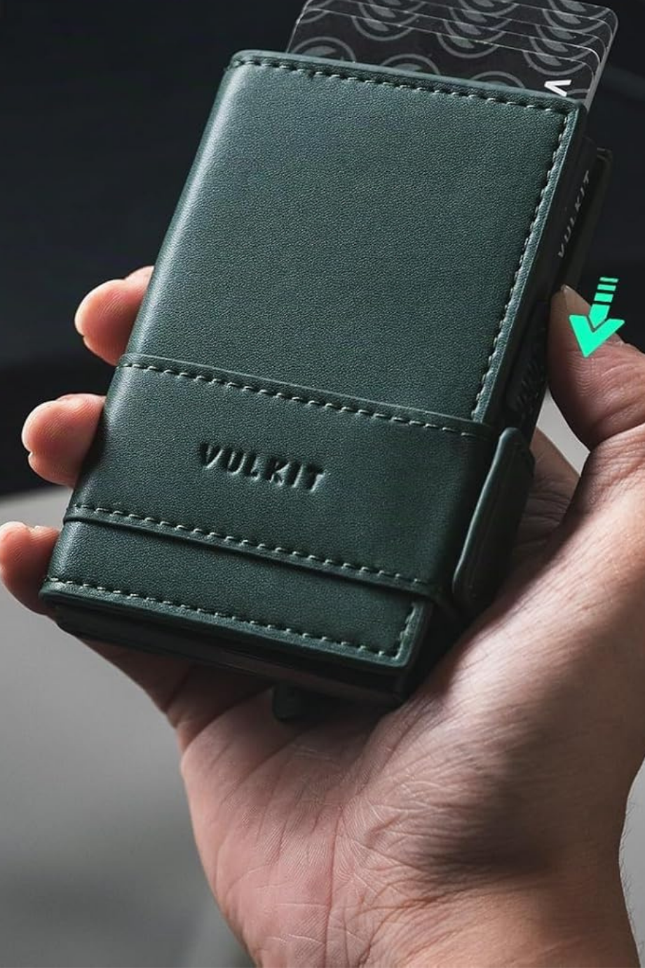 RFID Korumalı Deri Pop-Up Erkek Kartlık Cüzdan