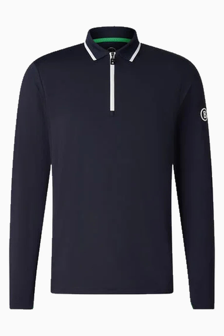 Jonah Lüks Sportif Stil Uzun Kollu Erkek Polo Sweatshirt