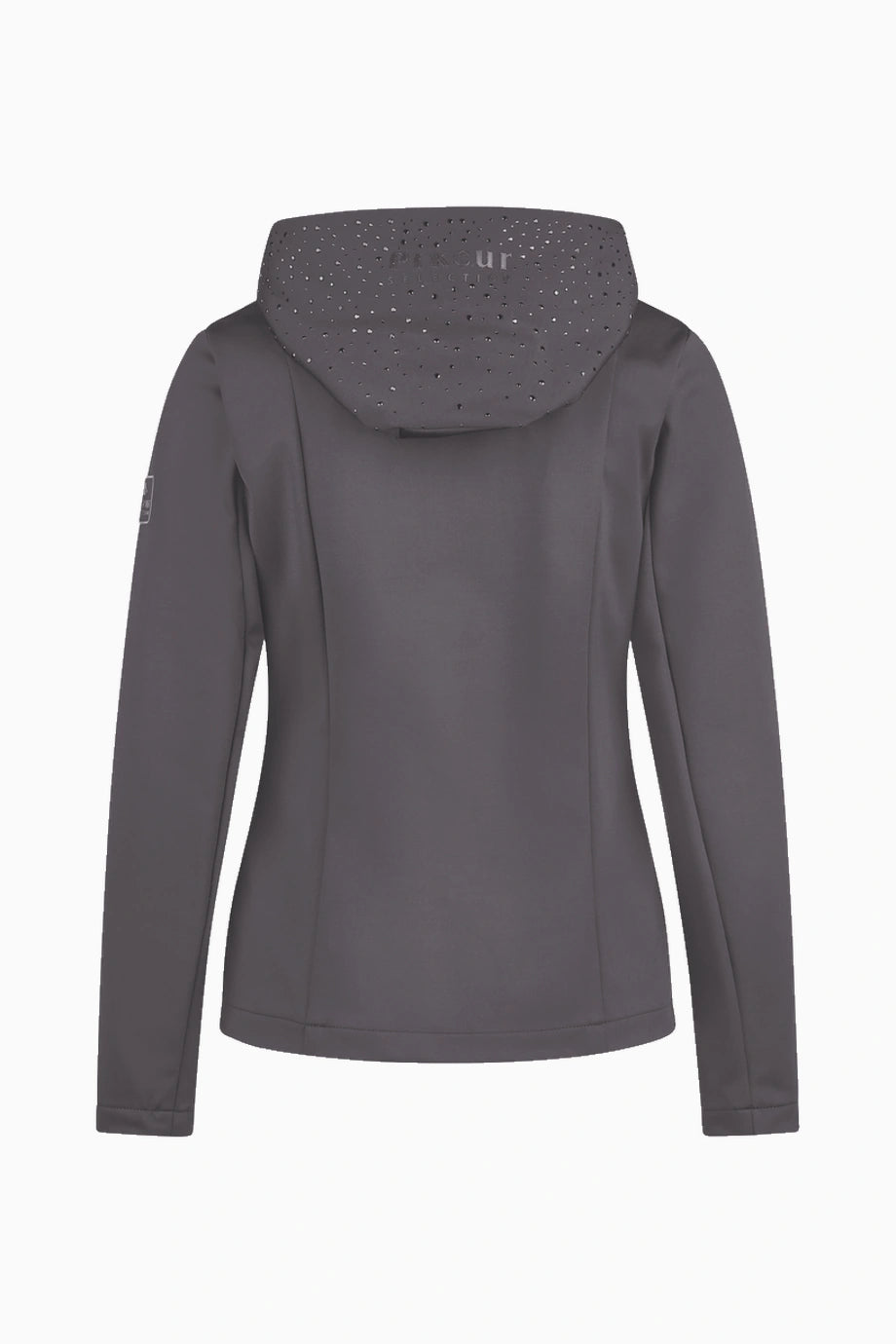 Selection 1045 Taş Detaylı Lüks Fleece Kadın Spor Ceket