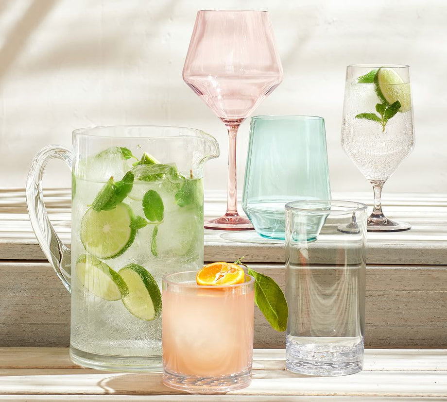 Happy Hour Akrilik Bardaklar, Kırılmaz, Şık ve Dayanıklı Tritan Malzeme