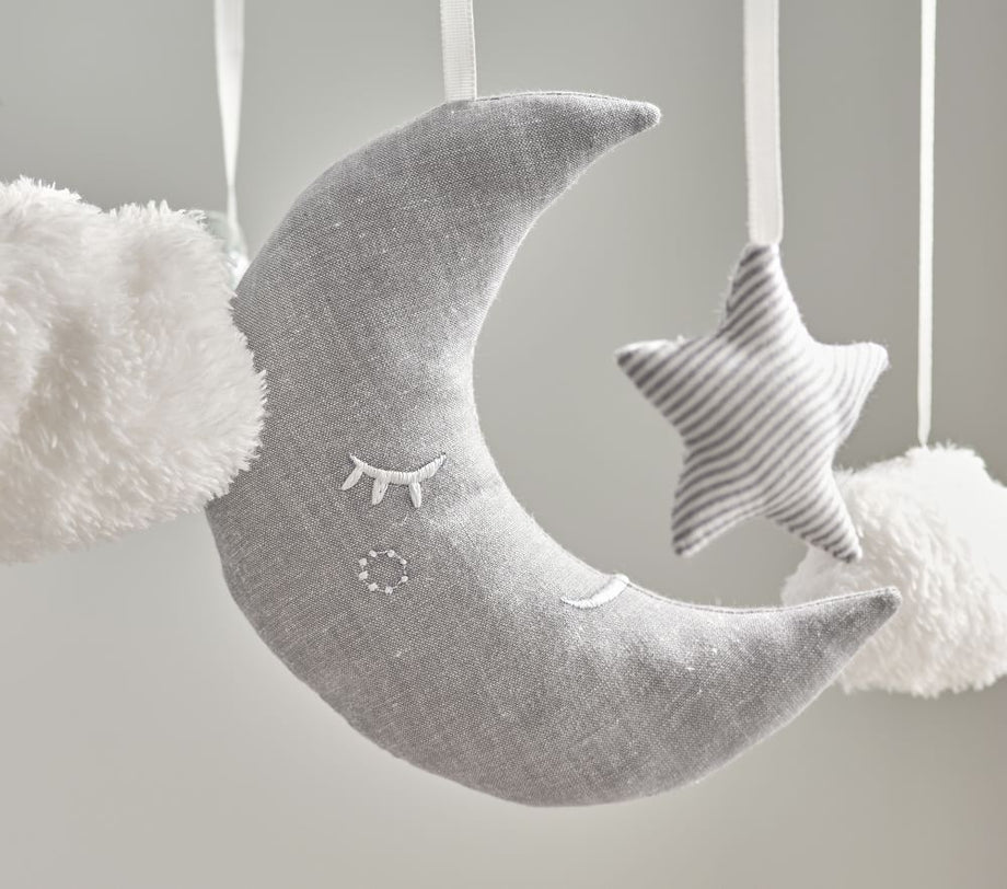 Skye Moon & Stars Müzikli Beşik Mobili, Parla Parla Küçük Yıldız