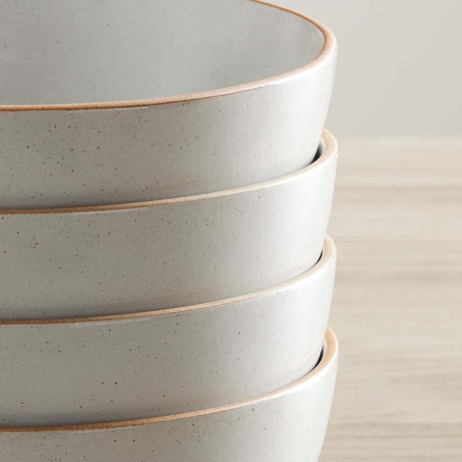 Mill Stoneware Ramen Kasesi, 19cm Seramik, 4'lü Set