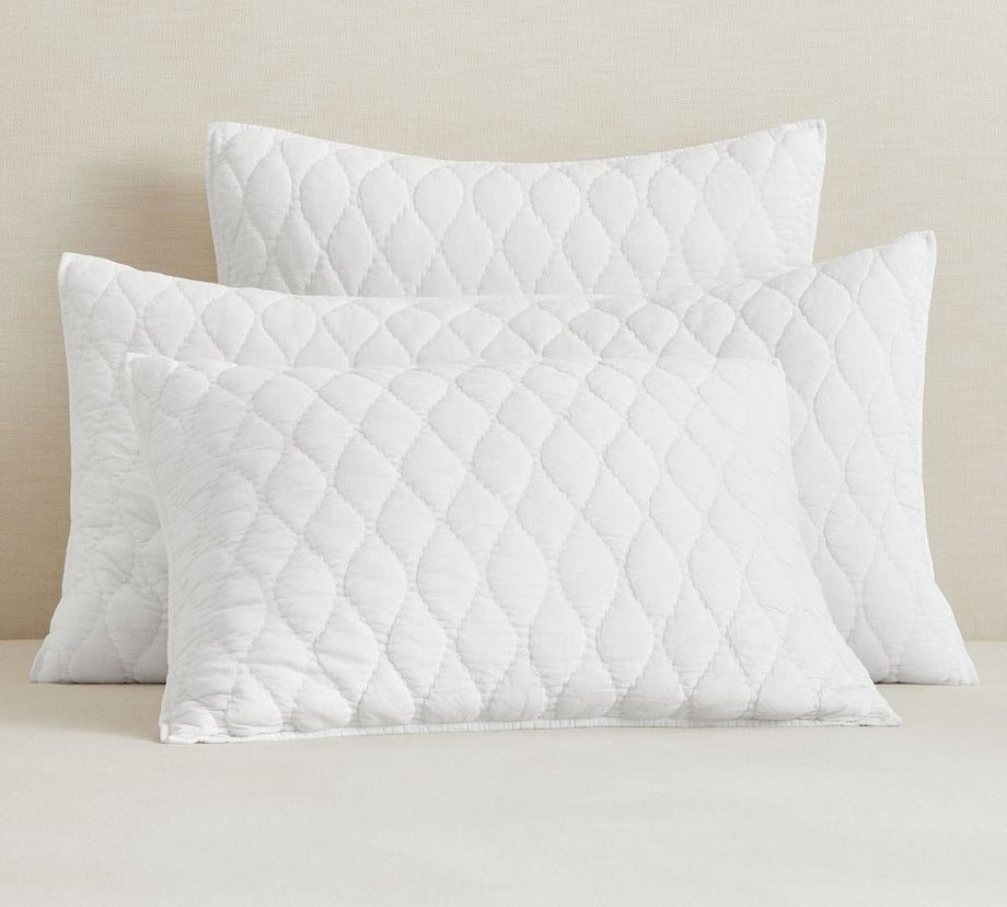 Cocoon Voile Kapitoneli Yastık Kılıfı, Orta Boy, %100 Pamuk