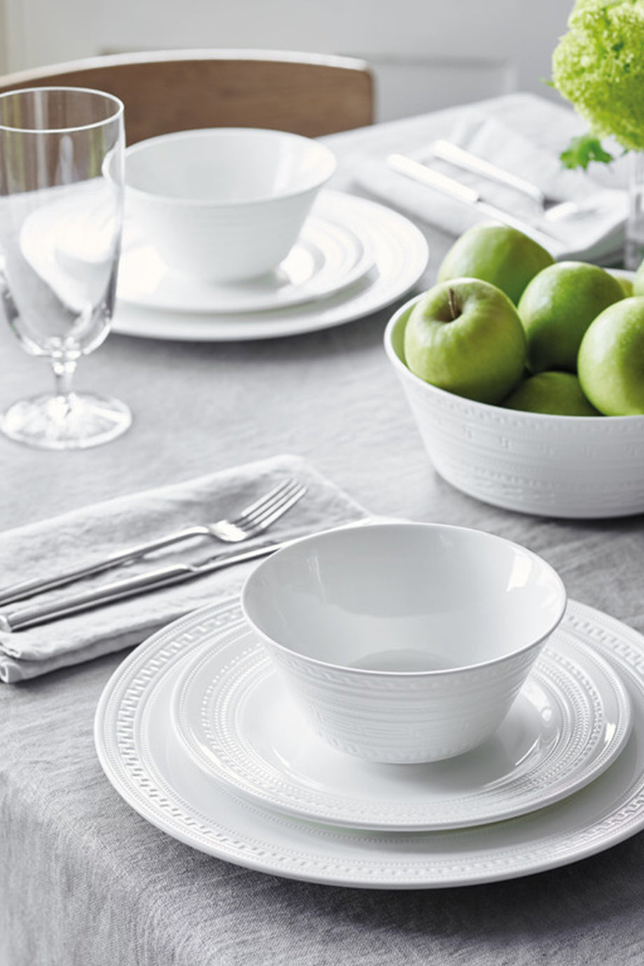 Intaglio 20cm İnce İşlemeli Tabak, Neoklasik İlham