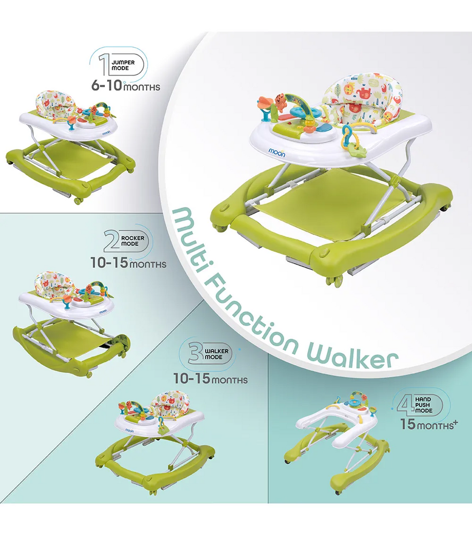 Crusie 4'ü 1 Arada Yürüteç 6-18 Ay Bebekler İçin Çok Fonksiyonlu Destek