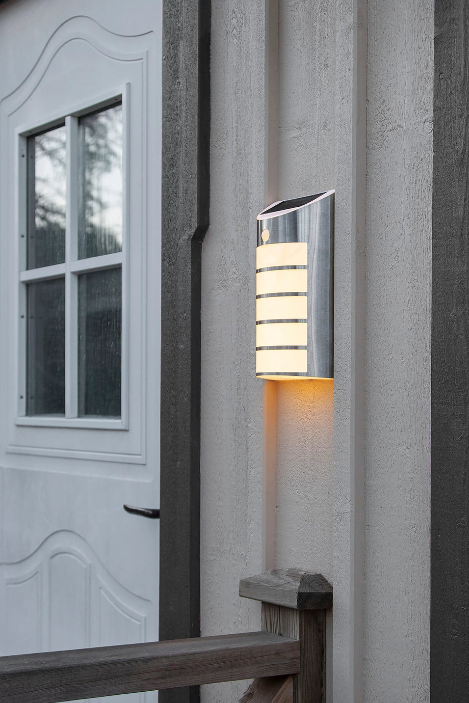 WALLY Solar Duvar Lambası Hareket Sensörlü, 50 Lm, LED, Warmweiß, 26,5x16x7 cm