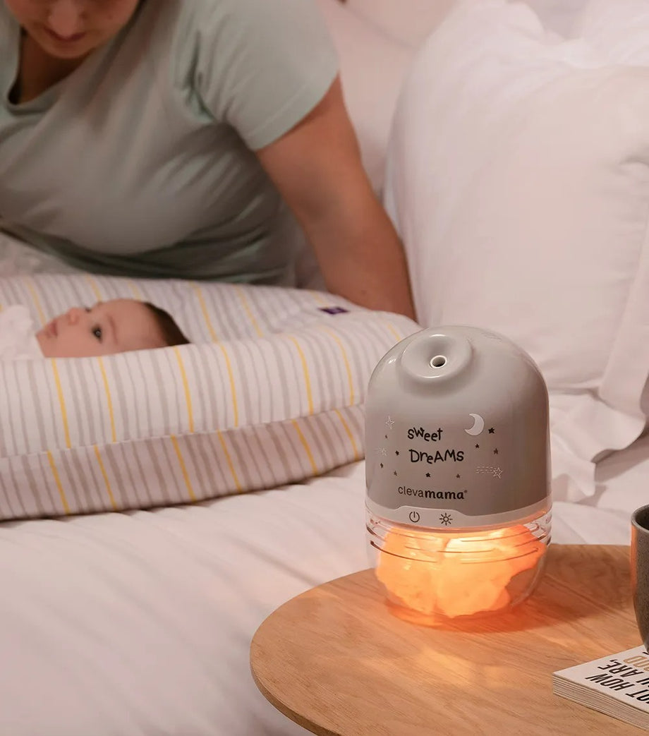 ClevaPure Tuz Lambası, 3'ü 1 Arada Nemlendirici, Hava Temizleyici ve Aromaterapi Difüzörü