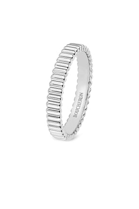 18 Ayar Sarı Altın Grosgrain Düğün Yüzüğü