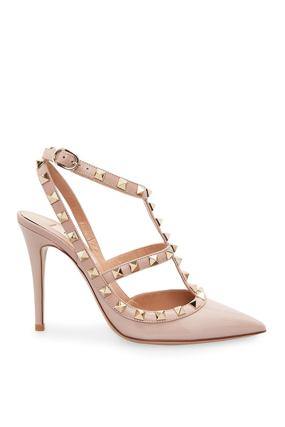 Valentino Garavani Rockstud Deri Sandalet - Pembe