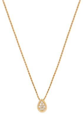 Serpent Bohème XS Motif Kolye Ucu, 18 Ayar Sarı Altın ve Pırlantalar