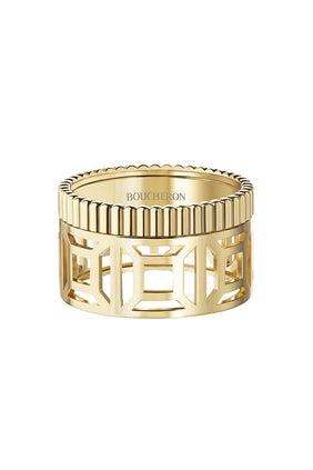 Boucheron Quatre Radiant Açık İşlemeli Yüzük