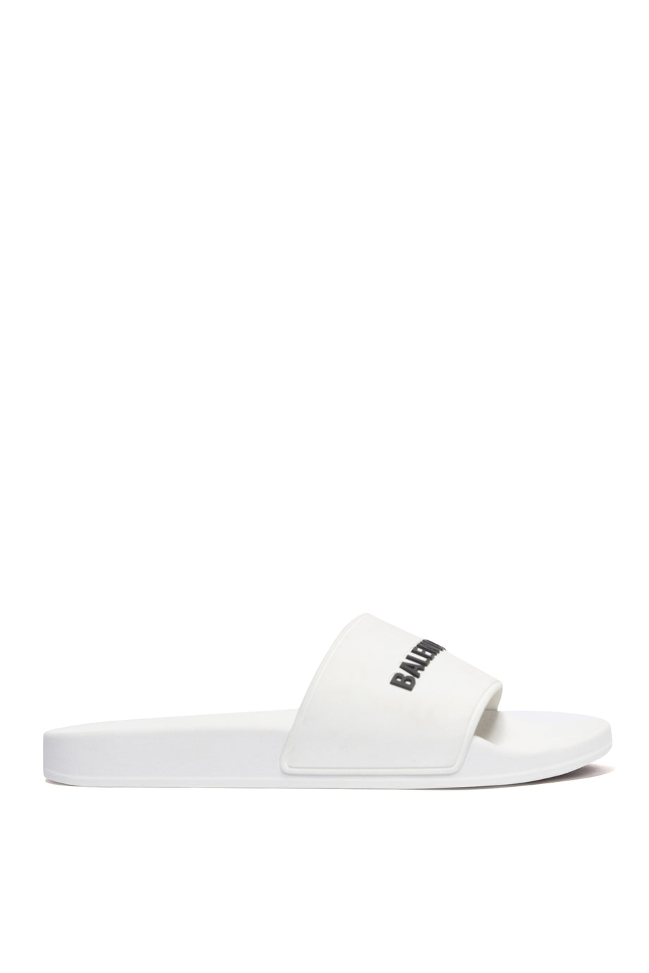 Balenciaga Logolu Beyaz Havuz Terlikleri
