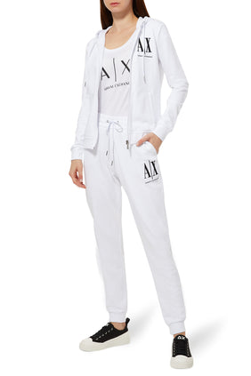 Armani Exchange Kapüşonlu Ceket - Beyaz