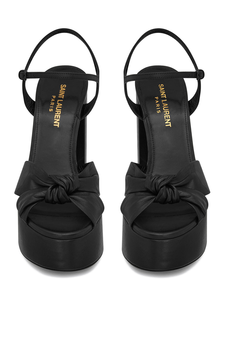 YSL Bianca Düz Deri Sandalet