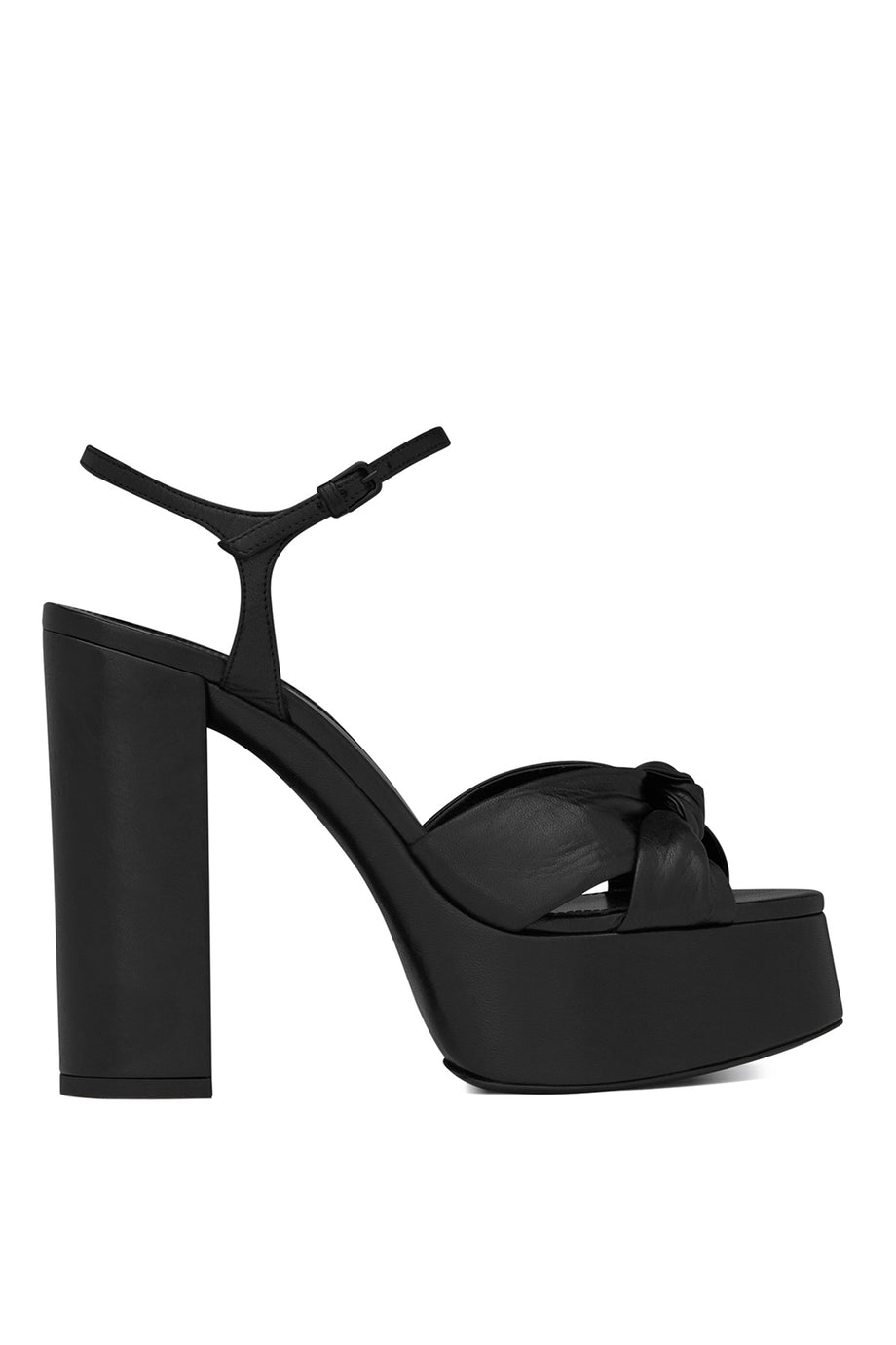 YSL Bianca Düz Deri Sandalet