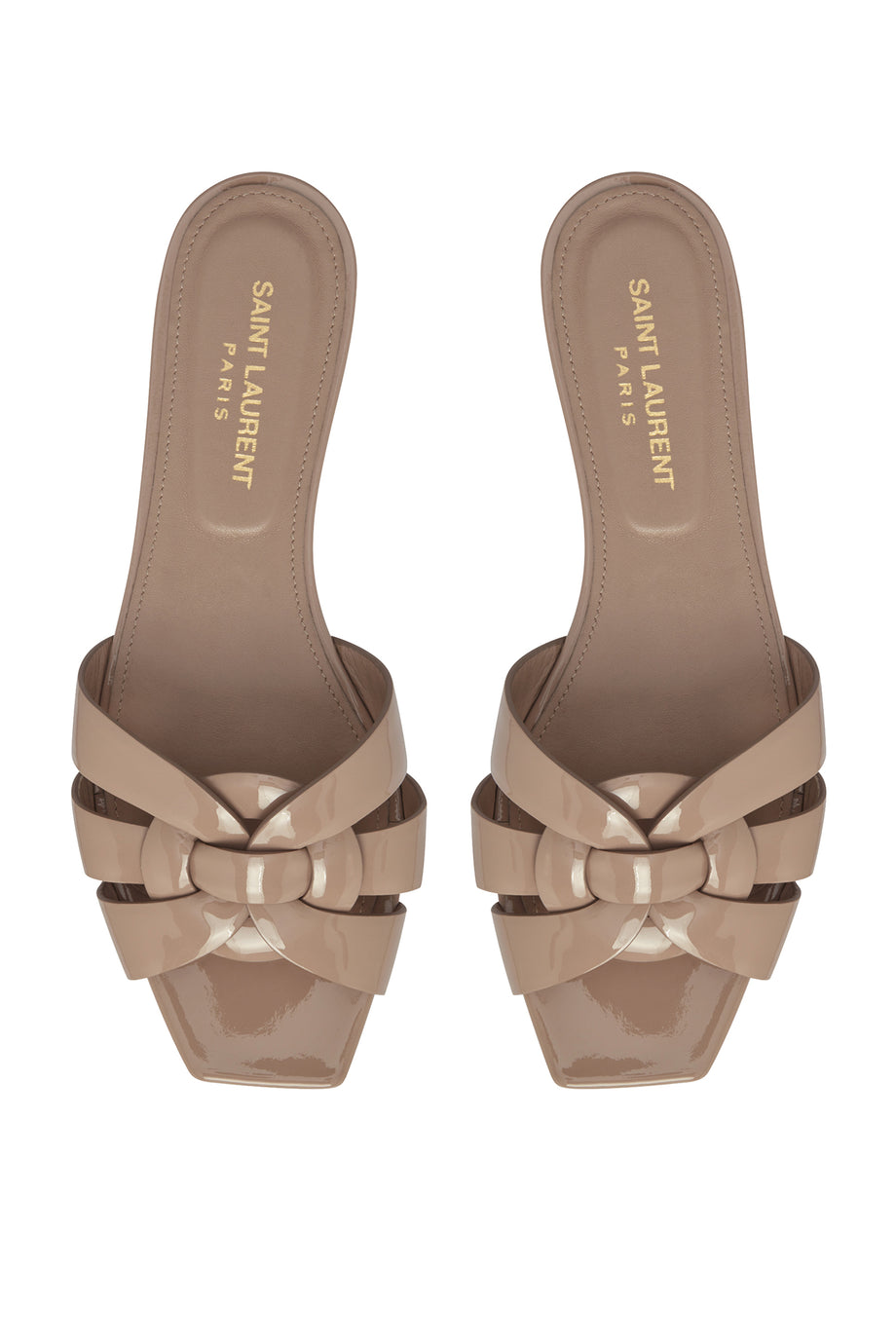 Saint Laurent Tribute Düz Yılan Sandalet
