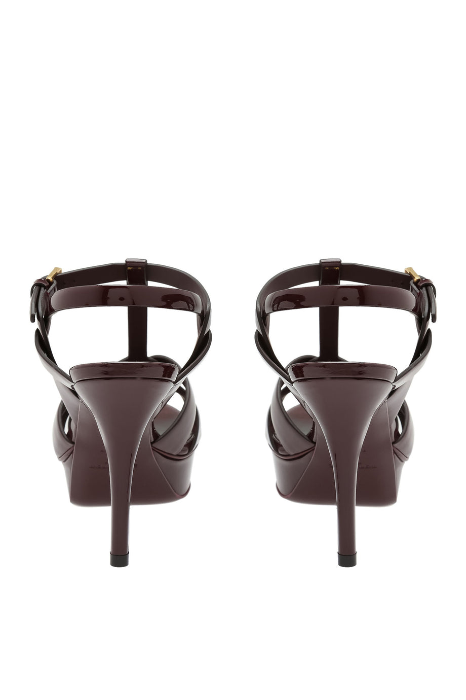 YSL Patent Deri Platform Sandaletler