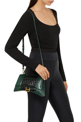 Balenciaga Saat Camı Küçük Omuz Çantası