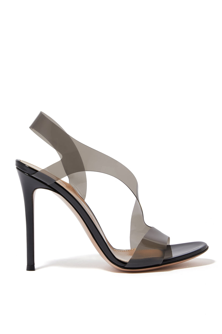 Metropolis 105 Plexi Asimetrik Sandaletler - Siyah