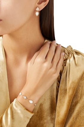 Boucheron Serpent Bohème Tek Motif Pırlanta Kulak Pendi