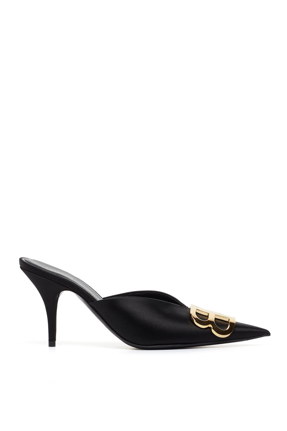 Balenciaga BB Saten Mule Ayakkabı