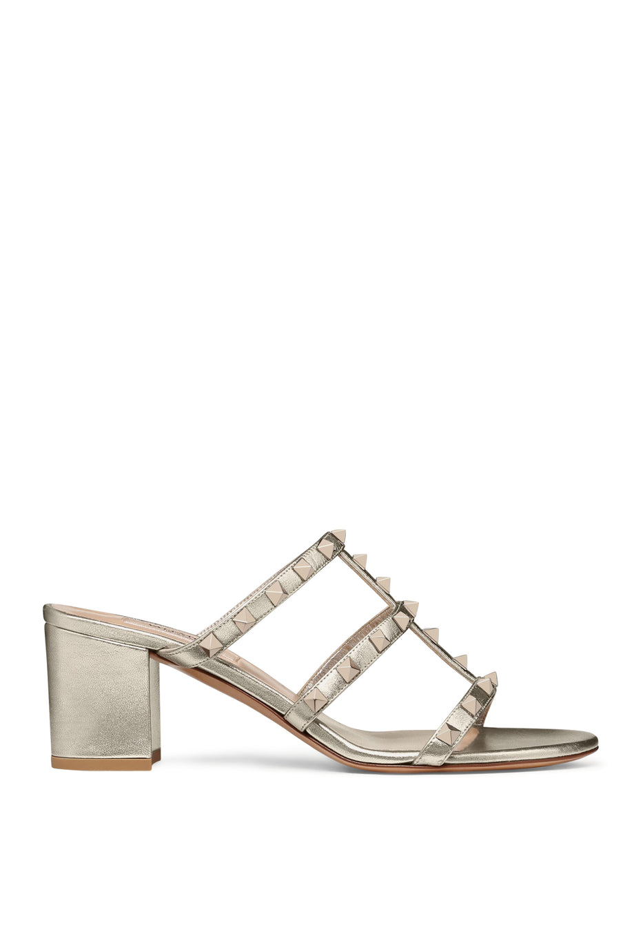 Valentino Garavani Rockstud 60 Metalik Terlik