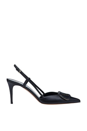 Valentino VLogo Slingback Topuklu Ayakkabılar