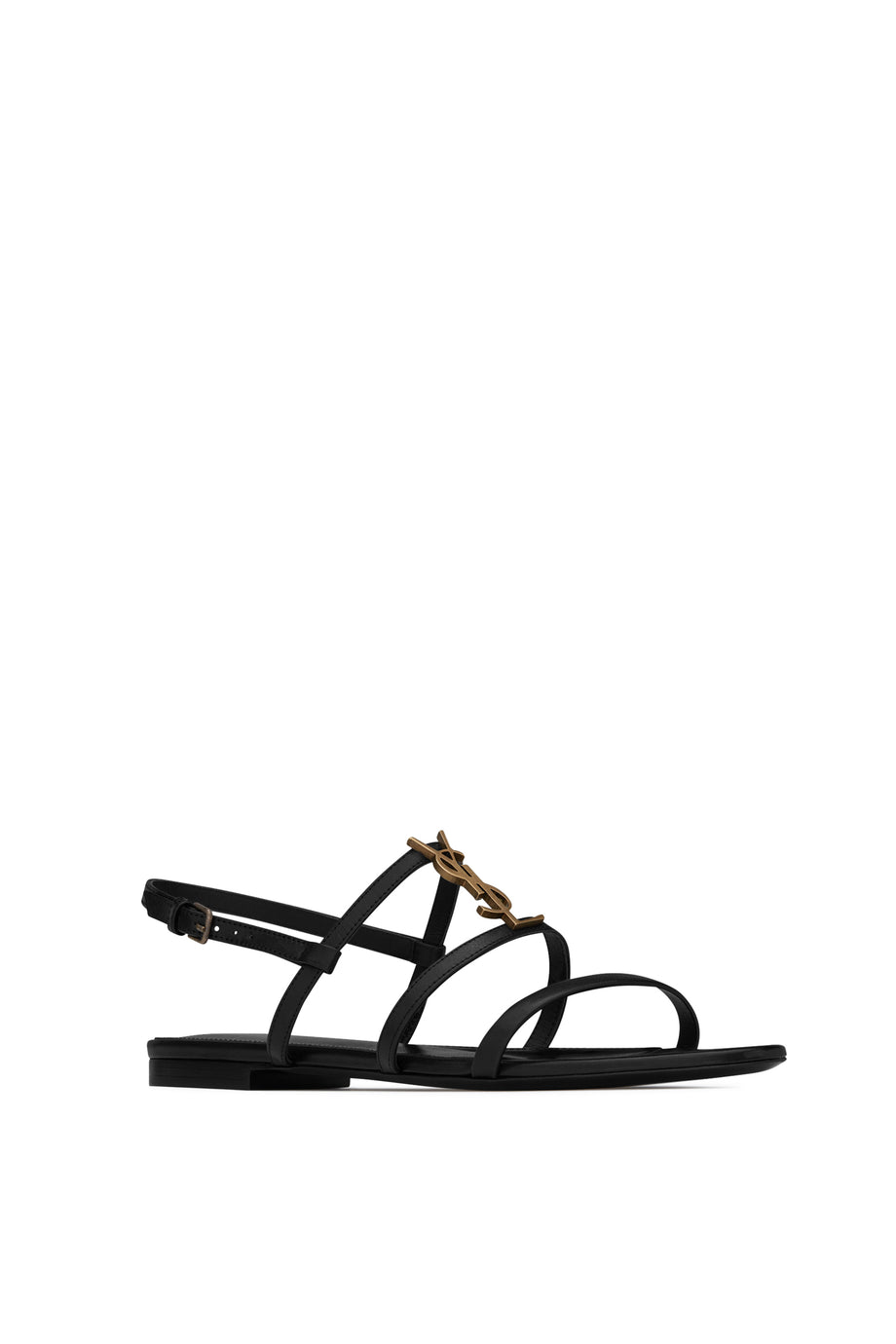 Saint Laurent Cassandra Deri Sandalet