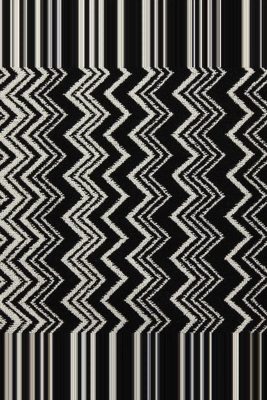 Keith 601 Banyo Paspası, Pamuklu, Zikzak Desenli, Rahat