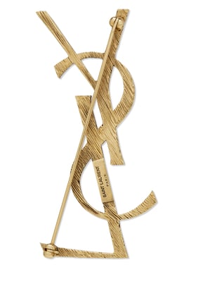 YSL Monogram Broş - Şık ve Zarif Tasarım